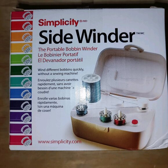 Simplicity Side Winder-NEW IN BOX-Portable Bobbin Winder - Picture 1 of 2
